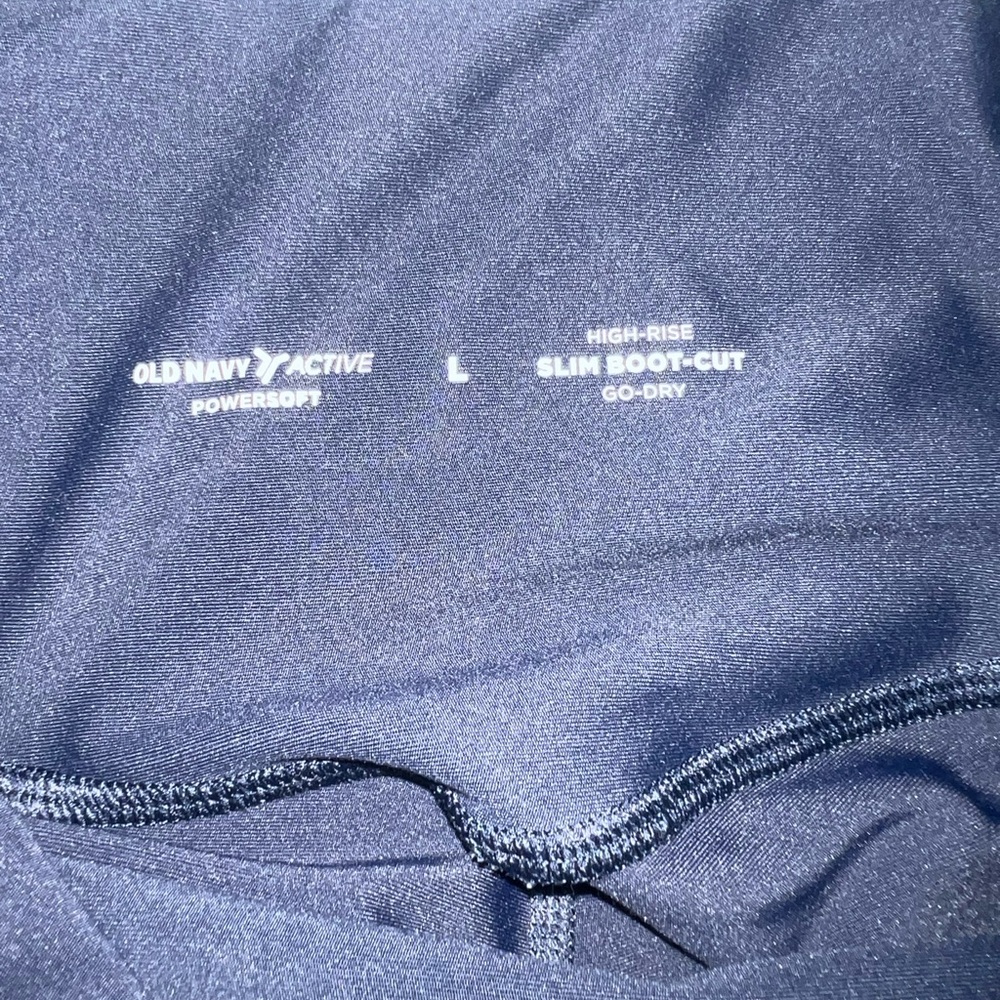 Old Navy Active Navy High-Rise Leggings - Picture 2 of 3